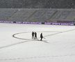 Imagini cu zăpada de la Buzău, înaintea meciului Gloria - FCSB / FOTO: Eduard Apostol (GSP.ro)