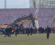 Suporterii și-au luat rămas bun de la „Dan Păltinișanu” / Captură TVR Timișoara