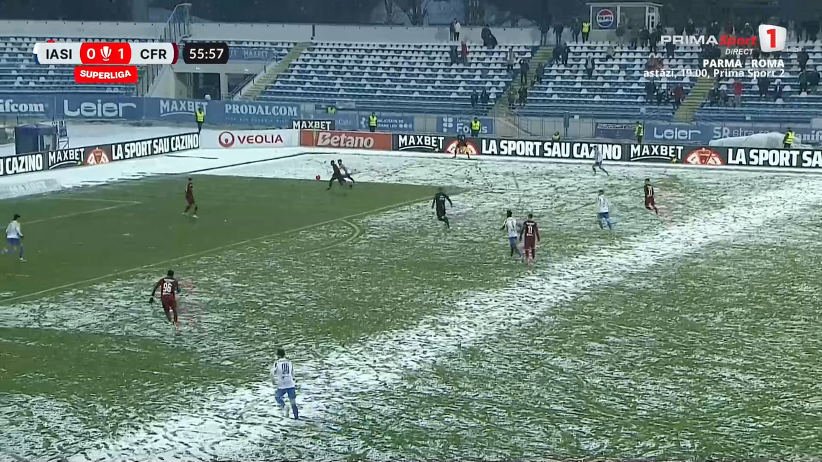 Virgiliu Postolachi, ratare imensă în Poli Iași - CFR Cluj