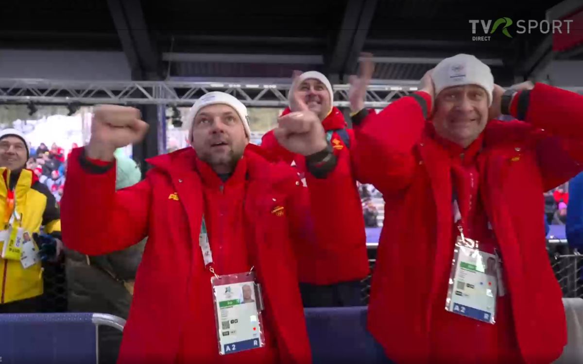 Mihai Tentea și George Iordache, manșă a doua senzațională în proba de bob-2 la Milano Cortina! » Românii sunt pe 5 la mijlocul concursului