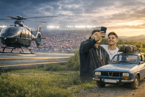 „Ei vor elicoptere, eu mergeam 5 ore cu Dacia!” » Omul momentului în Superliga predă o lecție pentru „generația Instagram”: „Tata m-a învățat o chestie foarte interesantă”