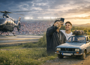 „Ei vor elicoptere, eu mergeam 5 ore cu Dacia!” » Omul momentului în Superliga predă o lecție pentru „generația Instagram”: „Tata m-a învățat o chestie foarte interesantă”