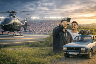 „Ei vor elicoptere, eu mergeam 5 ore cu Dacia!” » Omul momentului în Superliga predă o lecție pentru „generația Instagram”: „Tata m-a învățat o chestie foarte interesantă”