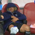 Jayson Papeau s-a accidentat în Dinamo - Unirea Slobozia // FOTO: Ionuț Iordache (GSP.ro)