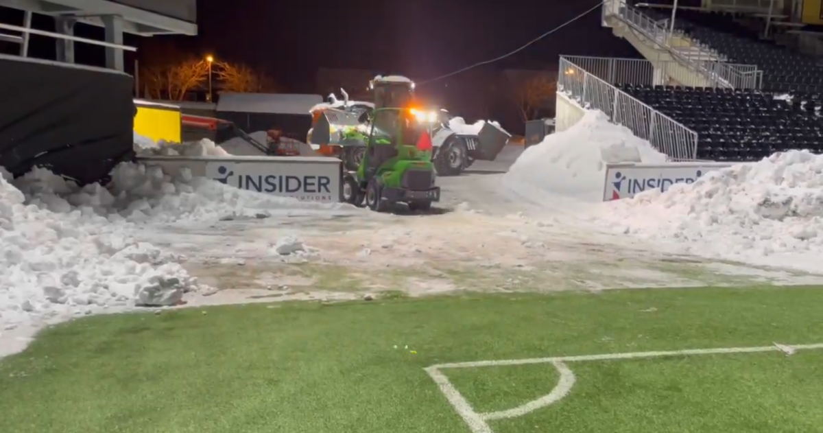 Stadionul lui Bodo/Glimt, cu două zile înainte de meciul cu Inter