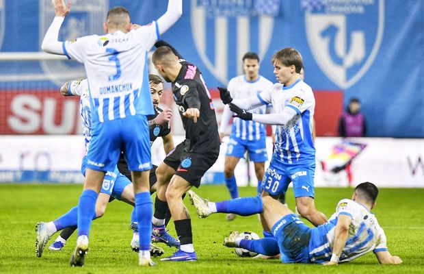 Avem raportul pentru Universitatea Craiova - FCSB, iar un detaliu șochează la acest nivel