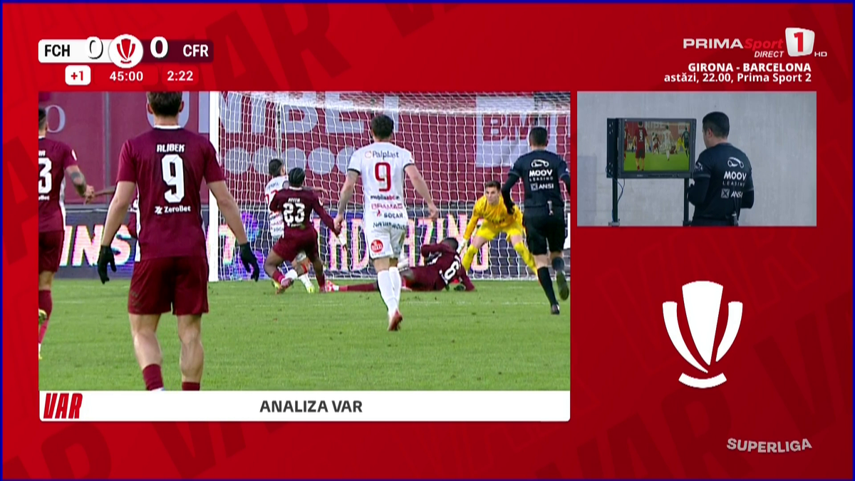 Penalty ratat în Hermannstadt - CFR Cluj