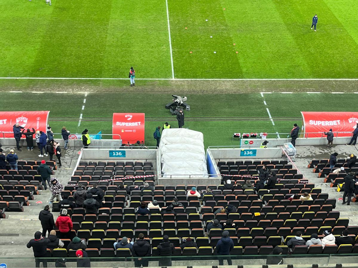 Zona izolată Arena Națională Dinamo - Slobozia