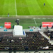 Zona izolată Arena Națională la Dinamo - Slobozia // FOTO: GSP.ro