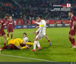Andrei Chivulete anulează penalty-ul dictat pentru Hermannstadt // foto: capturi Prima Sport
