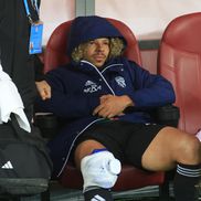 Jayson Papeau s-a accidentat în Dinamo - Unirea Slobozia // FOTO: Ionuț Iordache (GSP.ro)