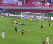 Penalty ratat în Hermannstadt - CFR Cluj. Foto: captură Prima Sport 1