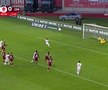 Penalty ratat în Hermannstadt - CFR Cluj. Foto: captură Prima Sport 1