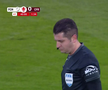 Penalty ratat în Hermannstadt - CFR Cluj. Foto: captură Prima Sport 1