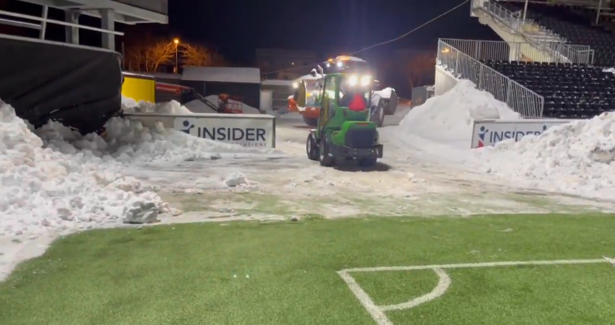 Cristi Chivu, deplasare în nămeții din nordul Europei » Imagini de la stadion