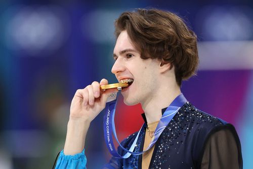 Mikhail Shaidorov, campion olimpic la JO Milano Cortina Foto: Guliver/GettyImages