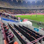 Zona izolată Arena Națională la Dinamo - Slobozia // FOTO: GSP.ro