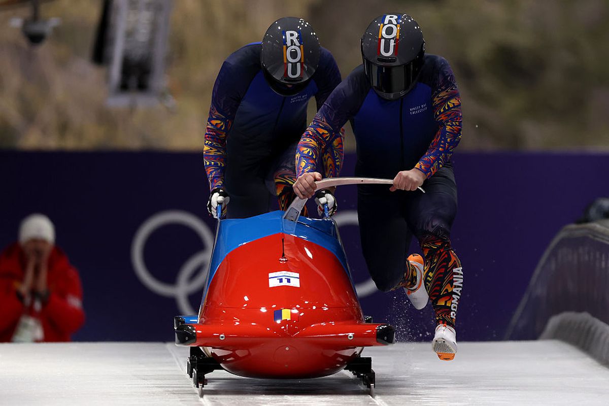 Mihai Tentea și George Iordache, manșă a doua senzațională în proba de bob-2 la Milano Cortina! » Românii sunt pe 5 la mijlocul concursului