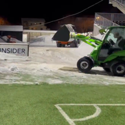 Stadionul lui Bodo/Glimt, cu două zile înainte de meciul cu Inter / foto: X @JanAageFjortoft