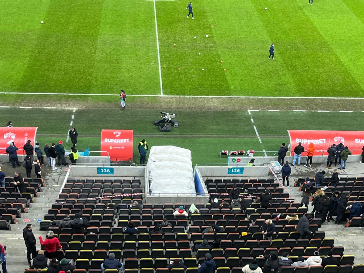 Zona izolată Arena Națională Dinamo - Slobozia