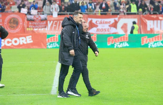Cu gândul la Rapid și gestul pentru Claudiu Niculescu » Ce s-a întâmplat pe gazon, imediat după ce Dinamo s-a calificat matematic în play-off