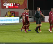 Andrei Chivulete anulează penalty-ul dictat pentru Hermannstadt // foto: capturi Prima Sport
