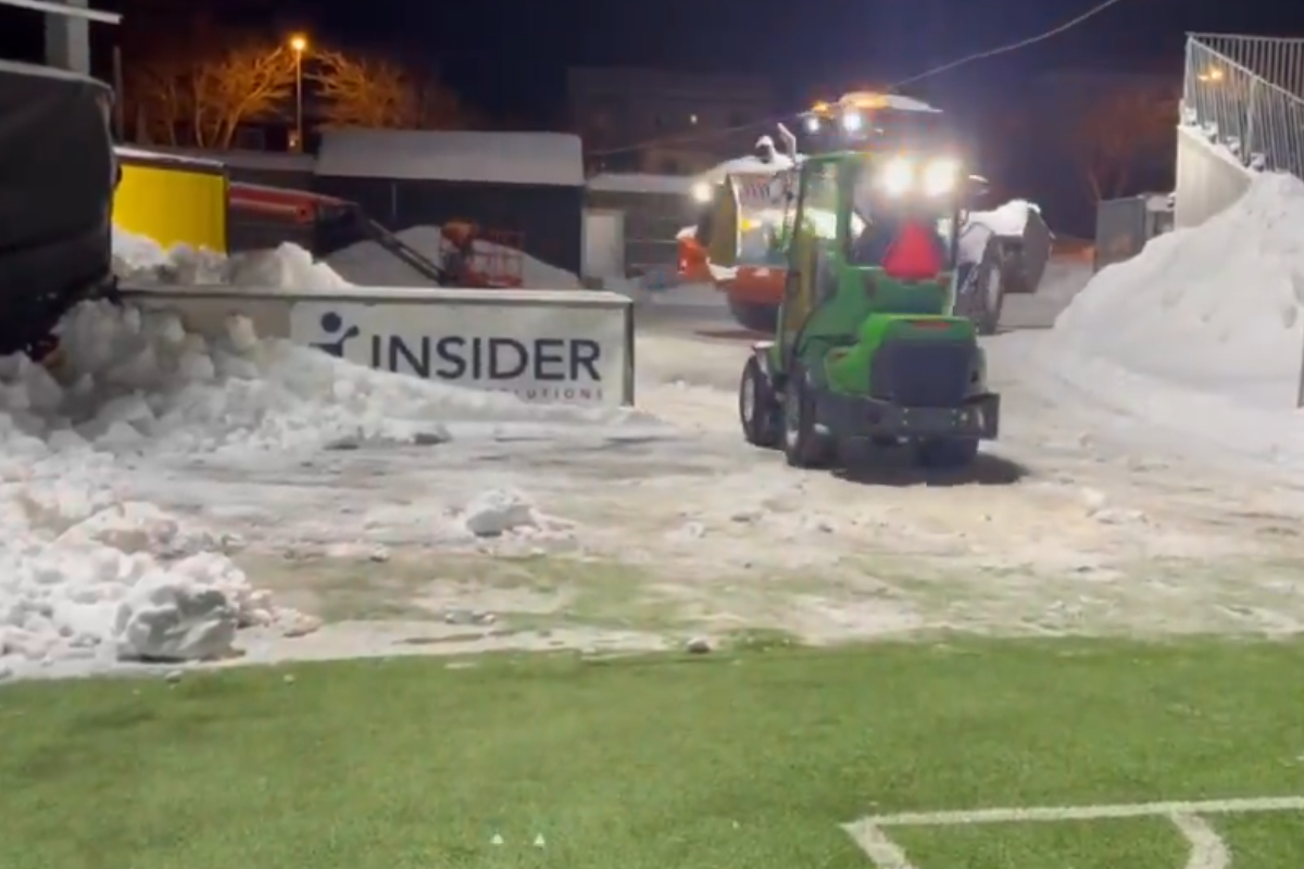 Cristi Chivu, deplasare în nămeții din nordul Europei » Imagini de la stadion