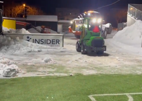 Cristi Chivu, deplasare în nămeții din nordul Europei » Imagini de la stadion