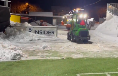 Cristi Chivu, deplasare în nămeții din nordul Europei » Imagini de la stadion