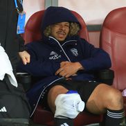 Jayson Papeau s-a accidentat în Dinamo - Unirea Slobozia // FOTO: Ionuț Iordache (GSP.ro)