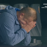 Dorinel Munteanu, în Hermannstadt - CFR Cluj // FOTO: captură Prima Sport