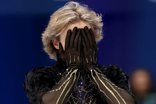 Ilia Malinin, după programul liber de la Milano Cortina 2026 Foto: Guliver/GettyImages