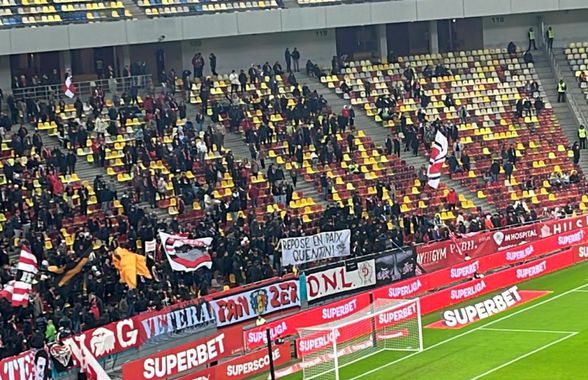 „Odihnește-te în pace, Quentin” » Ce se ascunde în spatele mesajului afișat de fanii lui Dinamo la meciul cu Slobozia
