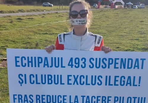 Elena-Catherine Rădulescu a protestat periodic împotriva FRAS / Sursă foto: Facebook