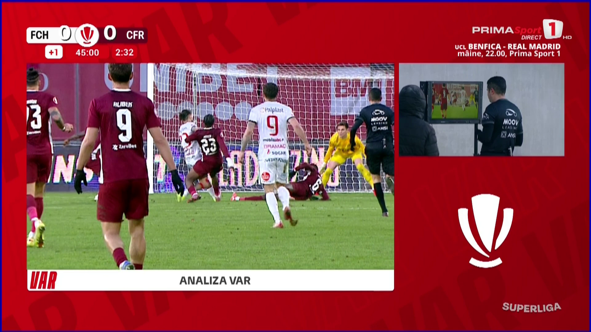 Penalty ratat în Hermannstadt - CFR Cluj