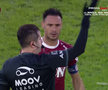 Penalty ratat în Hermannstadt - CFR Cluj. Foto: captură Prima Sport 1