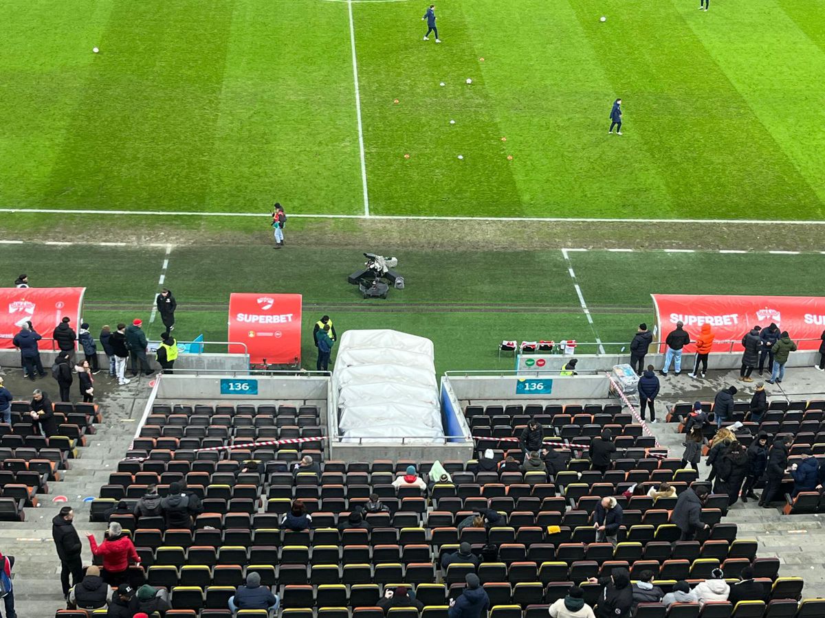 Zona izolată Arena Națională Dinamo - Slobozia