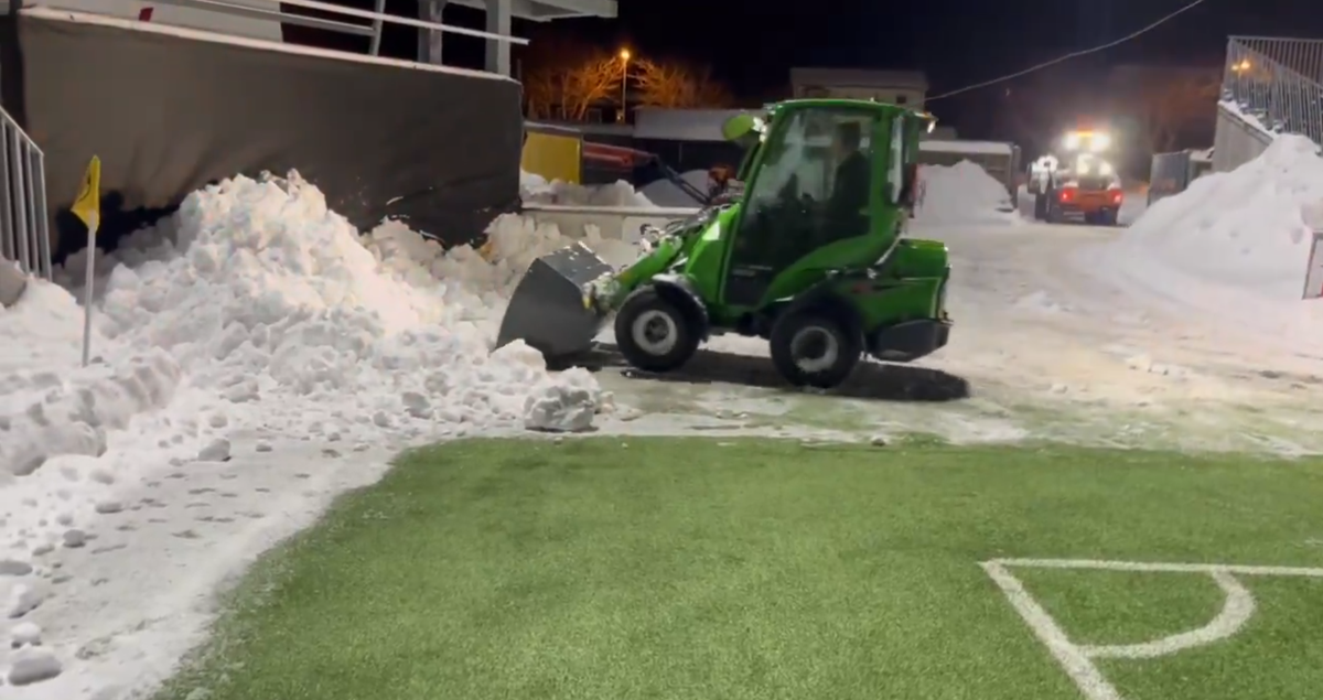 Cristi Chivu, deplasare în nămeții din nordul Europei » Imagini de la stadion