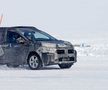 GALERIE FOTO Noul model Dacia Sandero, care va apărea în 2021, testat pe zăpadă: imagini spectaculoase