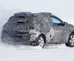 GALERIE FOTO Noul model Dacia Sandero, care va apărea în 2021, testat pe zăpadă: imagini spectaculoase