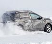 GALERIE FOTO Noul model Dacia Sandero, care va apărea în 2021, testat pe zăpadă: imagini spectaculoase