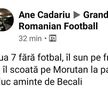 Avalanșă de glume după întreruperea Ligii 1 » Fanii fac haz de necaz: „Ziua 4 fără fotbal: îl sun pe fratele meu să îl scoată pe Moruțan la pauză, ca să îmi aduc aminte de Becali” :D