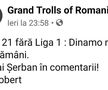 Avalanșă de glume după întreruperea Ligii 1 » Fanii fac haz de necaz: „Ziua 4 fără fotbal: îl sun pe fratele meu să îl scoată pe Moruțan la pauză, ca să îmi aduc aminte de Becali” :D