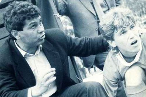 Mircea Lucescu și Florin Răducioiu, la finalul anilor '80