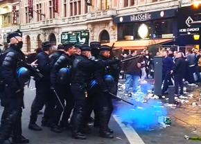 Fanii lui Chelsea au scandat numele lui Abramovic, în timp ce se băteau cu forțele de ordine din Lille