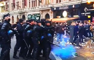 Haos la Lille! Fanii lui Chelsea s-au bătut cu forțele de ordine și i-au scandat numele lui Abramovic