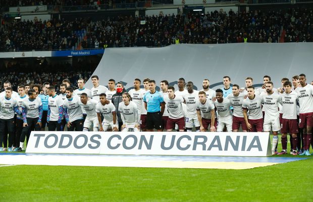 Real Madrid se implică în criza refugiaților din Ucraina » Gestul impresionant făcut de iberici