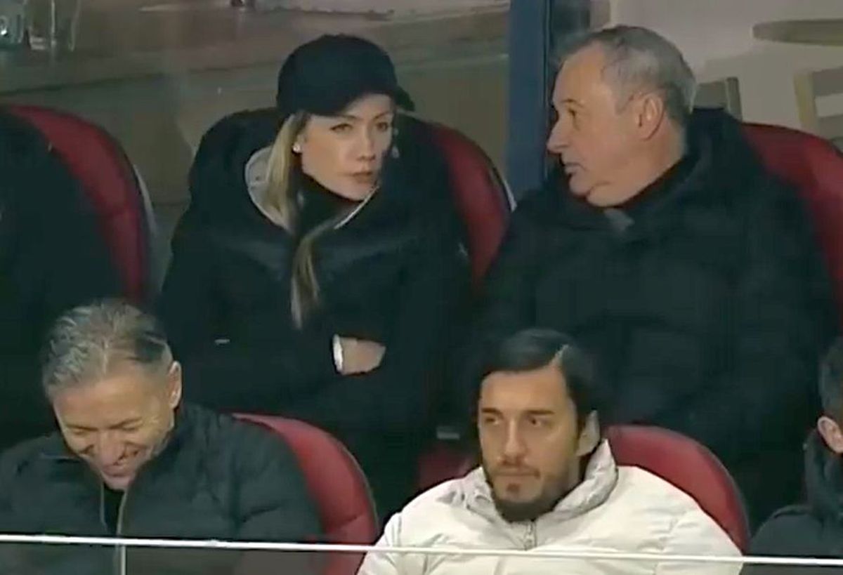 Mircea Rednic și Luana Rednic, în tribune la Sepsi - FCU Craiova
