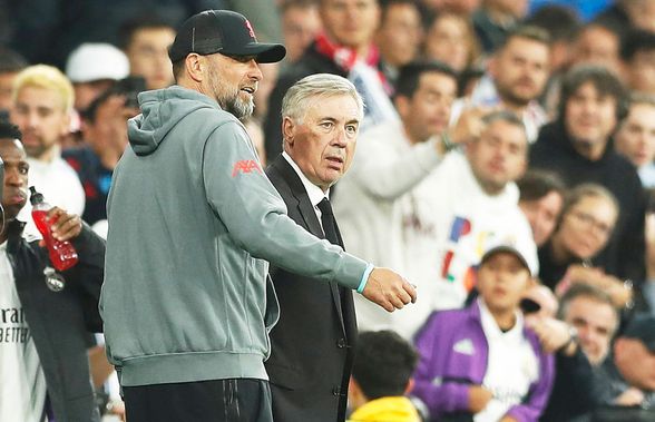 Jurgen Klopp și Carlo Ancelotti, discuție la marginea terenului despre Manchester City și Guardiola: „Ăsta nu e fotbal!”
