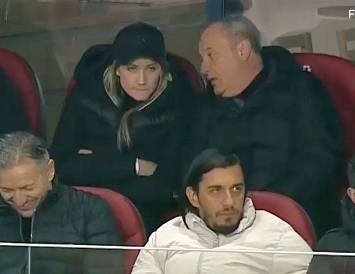 Mircea Rednic și Luana Rednic, în tribune la Sepsi - FCU Craiova